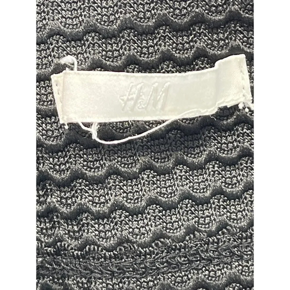 H&M Womens Black Pull-on Elastic Waist Skirt Office Wear Feminine - Picture 3 of 9